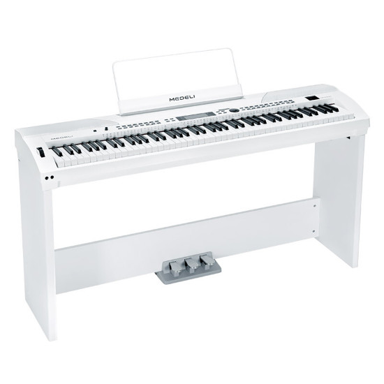 Medeli SUPPORTO CON PEDALI DI CONTROLLO ST430-WH PER PIANO SP3000/SP4000/4200 BIANCO