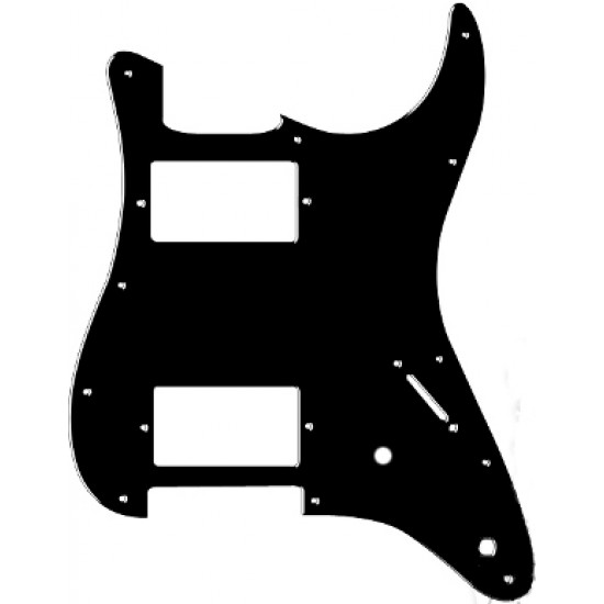 Parts Planet ST301 BWB Battipenna per chitarra elettrica tipo Strato HH - Nero