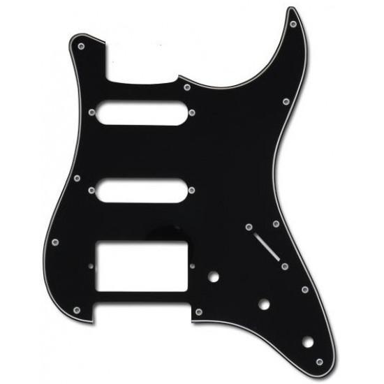 Parts Planet ST63 BWB Battipenna per chitarra elettrica tipo Strato HSS - Nero