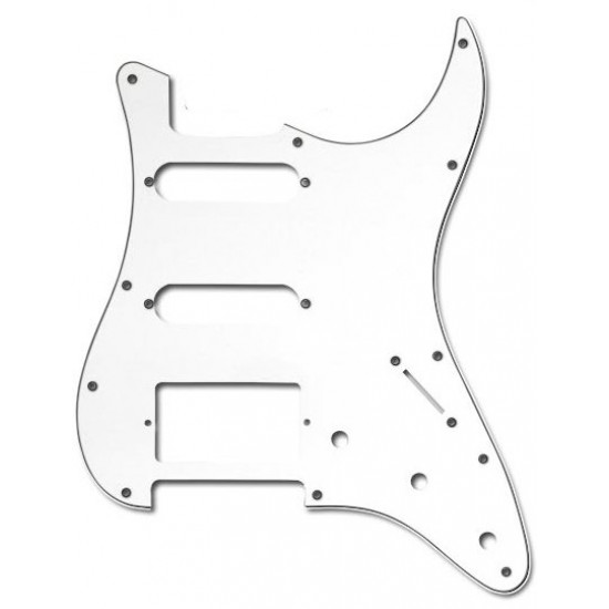 Parts Planet  Battipenna per chitarra elettrica tipo Strato HSS - Bianco
