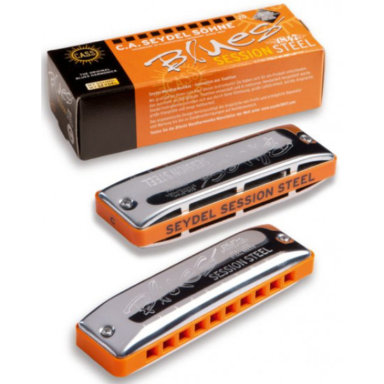 SEYDEL 10301 D
 BLUES SESSION STEEL HARMONICA D