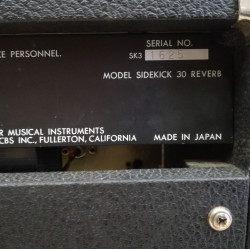 Fender Sidekick Reverb 30 2nd