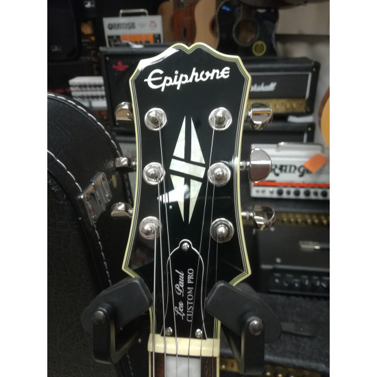 Epiphone Les Paul Custom PRO Silverburst 2nd w/case - SOLD! Epiphone Les Paul Custom PRO Silverburst 2nd w/case - SOLD!