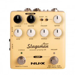 NUX STAGEMAN FLOOR PREAMP ACUSTICO & D.I.