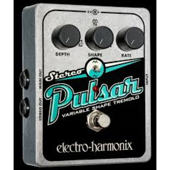Electro Harmonix STEREO PULSAR VARIABLE SHAPE TREMOLO Electro Harmonix STEREO PULSAR VARIABLE SHAPE TREMOLO