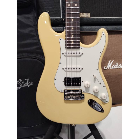 Suhr Classic S HSS RW 2019 Vintage Yellow 2nd - SOLD!!