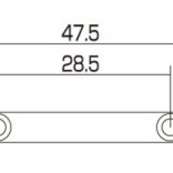 Gotoh TB47,5 B - Abbassacorde per chitarra elettrica - Nero Gotoh TB47,5 B - Abbassacorde per chitarra elettrica - Nero
