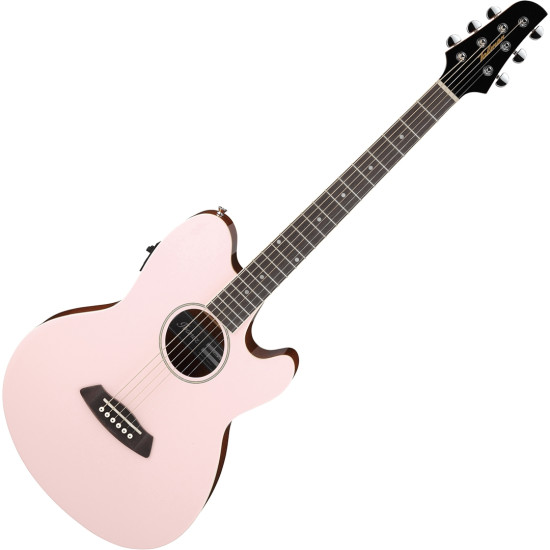 Ibanez TCY10E-PKH Chitarra Acustica Elettrificata - Pastel Pink High Gloss