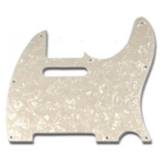 Parts Planet TE PWH Battipenna per chitarra elettrica tipo Tele - Madreperla Bianco Parts Planet TE PWH Battipenna per chitarra elettrica tipo Tele - Madreperla Bianco