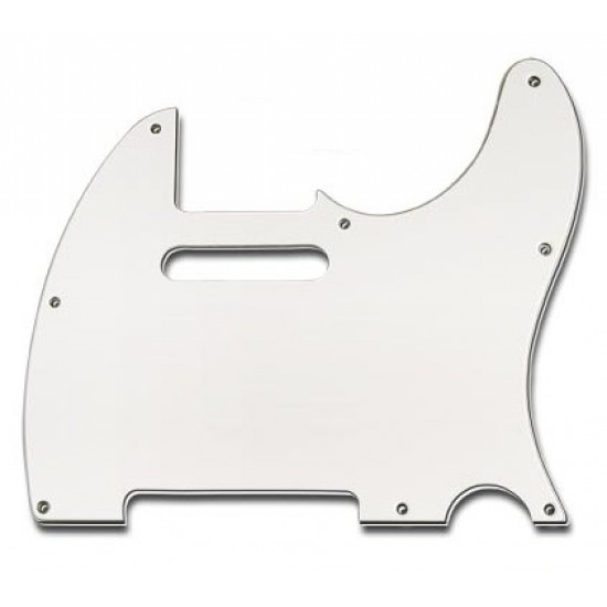 Parts Planet TE WBW Battipenna per chitarra elettrica tipo Tele - Bianco Parts Planet TE WBW Battipenna per chitarra elettrica tipo Tele - Bianco