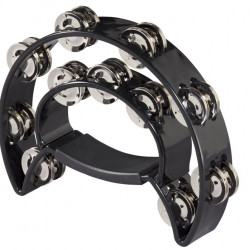 PEACE TM-2B-BK CEMBALO A MEZZALUNA DOPPIO - NERO