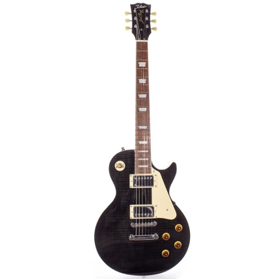 Tokai TOK-UALS62F STB Flame See Through Black - Les Paul Style