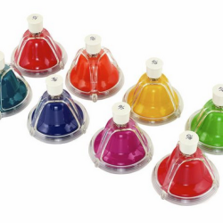 Rainbow Chime Bars TRDB-8, 8 hand bells, to push, C5-C6 - Touch Bells Rainbow Chime Bars TRDB-8, 8 hand bells, to push, C5-C6 - Touch Bells