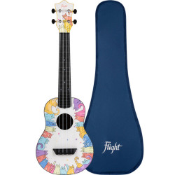 Flight TUC Travel Concert Ukulele w/Bag - Kitty