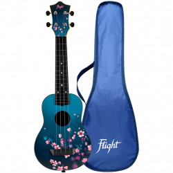 Flight TUS32 ABS Travel Sakura - Ukulele Soprano con borsa Flight TUS32 ABS Travel Sakura - Ukulele Soprano con borsa