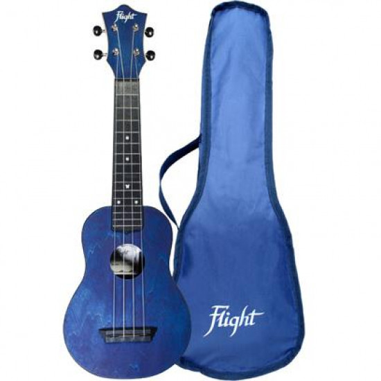 Flight TUS35 ABS Travel Ukulele Dark Blue - Soprano - con Borsa