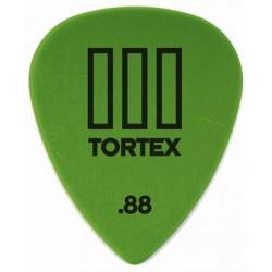 Dunlop 462 Tortex III Standard 0.88 Green Pick Dunlop 462 Tortex III Standard 0.88 Green Pick