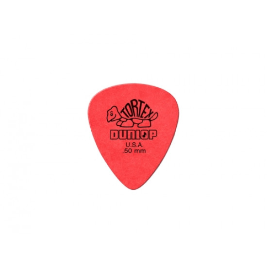 Dunlop 418 Tortex Standard 0.50 Red Pick