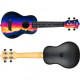 Flight TUSEE Elise Ecklund Sunset Travel ABS - Ukulele Soprano con Borsa Flight TUSEE Elise Ecklund Sunset Travel ABS - Ukulele Soprano con Borsa