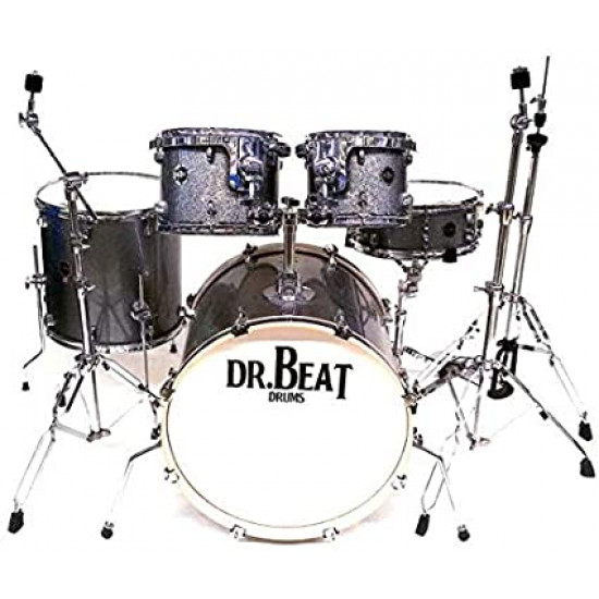 Dr.Beat Drums Beat Two 522 Master- New Edition - Silver Sparkle - Batteria completa Dr.Beat Drums Beat Two 522 Master- New Edition - Silver Sparkle - Batteria completa