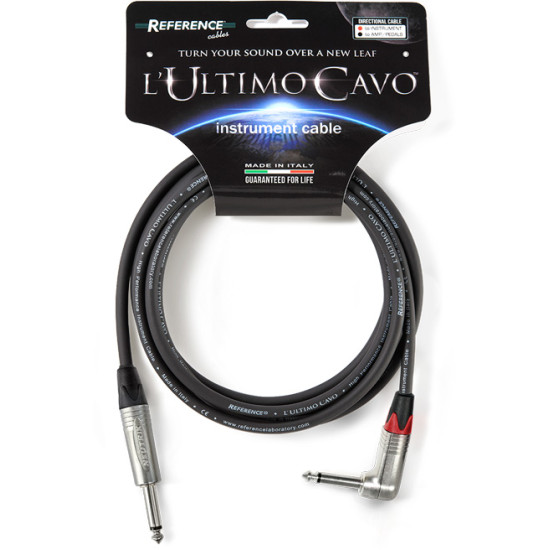 Reference L'Ultimo Cavo - Jack/Jack Pipa - 4,5 m - Black - (Neutrik) Reference L'Ultimo Cavo - Jack/Jack Pipa - 4,5 m - Black - (Neutrik)