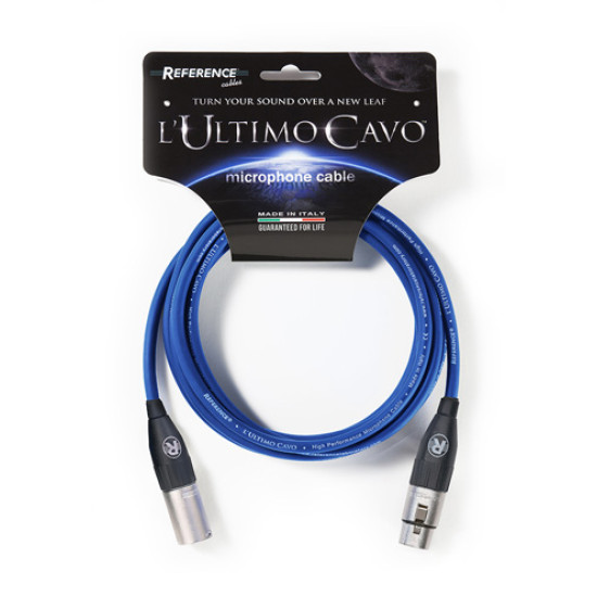 Reference L'Ultimo Cavo - XLR m / XLR f - 5 m - Blu Satinato - (Amphenol)