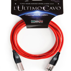 Reference L'Ultimo Cavo - XLR m / XLR f - 5 m - Rosso Lucido - (Amphenol) Reference L'Ultimo Cavo - XLR m / XLR f - 5 m - Rosso Lucido - (Amphenol)