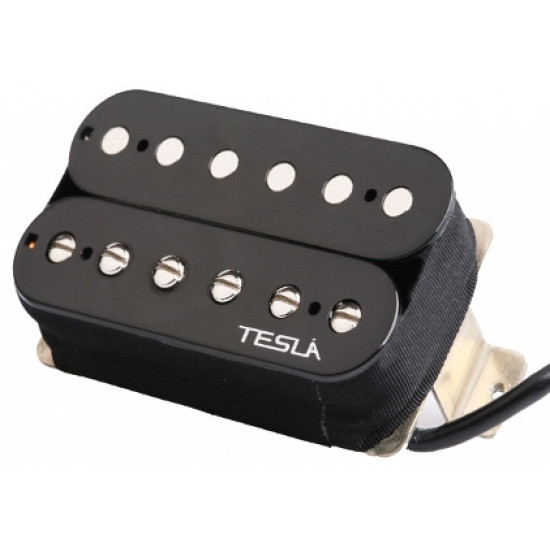 Tesla Pick Up Humbucker Ceramico per chit.elettr. - Ponte - Nero scoperto VREXTREMEBBLK