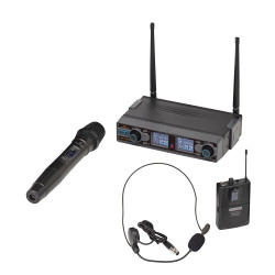 SOUNDSATION WF-D290HP MKII RADIOMICROFONO DIGITALE DOPPIO UHF 1TX MANO + HEADSET SOUNDSATION WF-D290HP MKII RADIOMICROFONO DIGITALE DOPPIO UHF 1TX MANO + HEADSET