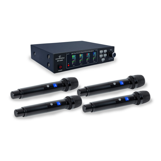SOUNDSATION WF-U404HH A1 RADIOMIC. 4-CH UHF TRUE DIVERSITY 4 HANDMIC 516-558MHz