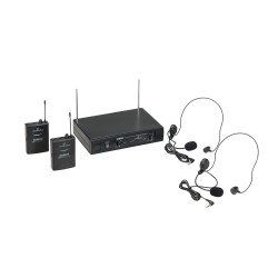 SOUNDSATION WF-V21PPA 2 RADIOMICROFONO VHF DOPPIO BODYPACK HEADSET 213.0 - 215.5MHz SOUNDSATION WF-V21PPA 2 RADIOMICROFONO VHF DOPPIO BODYPACK HEADSET 213.0 - 215.5MHz