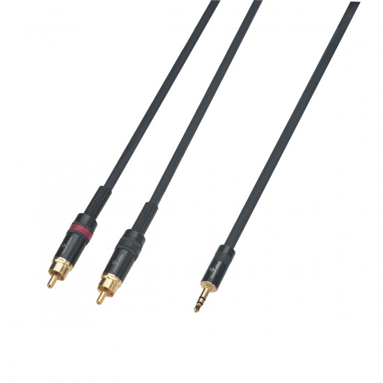 SOUNDSATION WIRE MASTER WM-MJ2RCA15 CAVO PATCH RCA-Mini Jack 3.5 Stereo - 1.5m