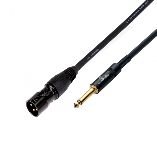 SOUNDSATION WIRE MASTER WM-PXMJS01 CAVO PATCH XLR (MALE) - JACK 6.3 STEREO - 1m