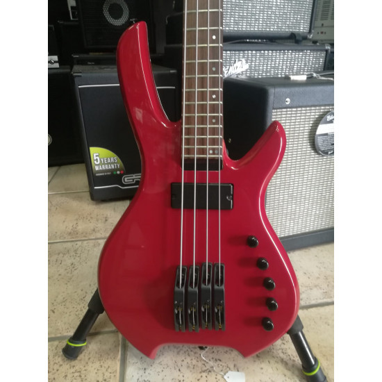 Willcox Lightwave Saber Hybrid 4 Red 2nd Basso elettrico con pickup ottico