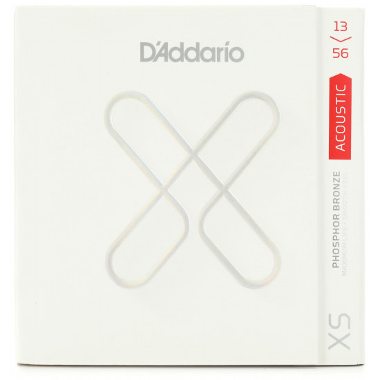 D'ADDARIO XSAPB1356 ACOUSTIC GUITAR STRINGS SET
PHOSPHOR BRONZE 13-56 D'ADDARIO XSAPB1356 ACOUSTIC GUITAR STRINGS SET
PHOSPHOR BRONZE 13-56