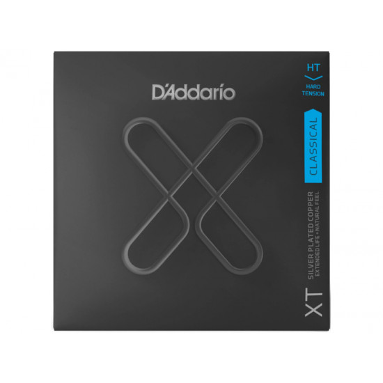 D'Addario XTC46 Classic Guitar Strings Set - Silver Plated Copper - Hard Tension