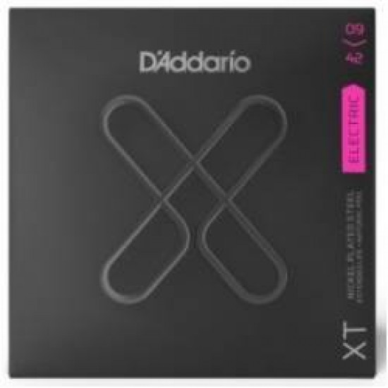 D'ADDARIO XTE0942 ELECTRIC GUITAR STRINGS SET 09-42