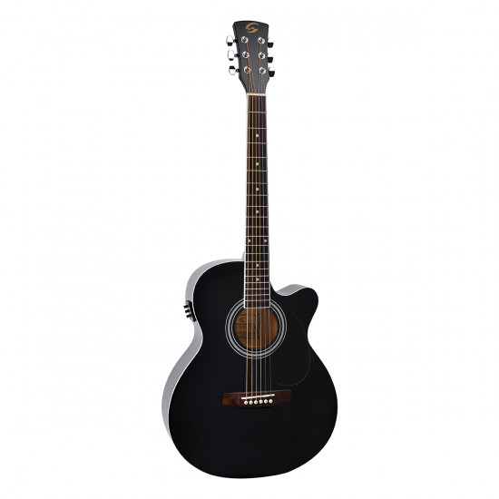 SoundSation Yellowstone MJCE-BK Mini Jumbo Black