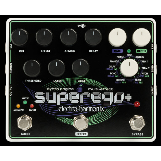 Electro Harmonix SUPEREGO PLUS PEDAL Electro Harmonix SUPEREGO PLUS PEDAL